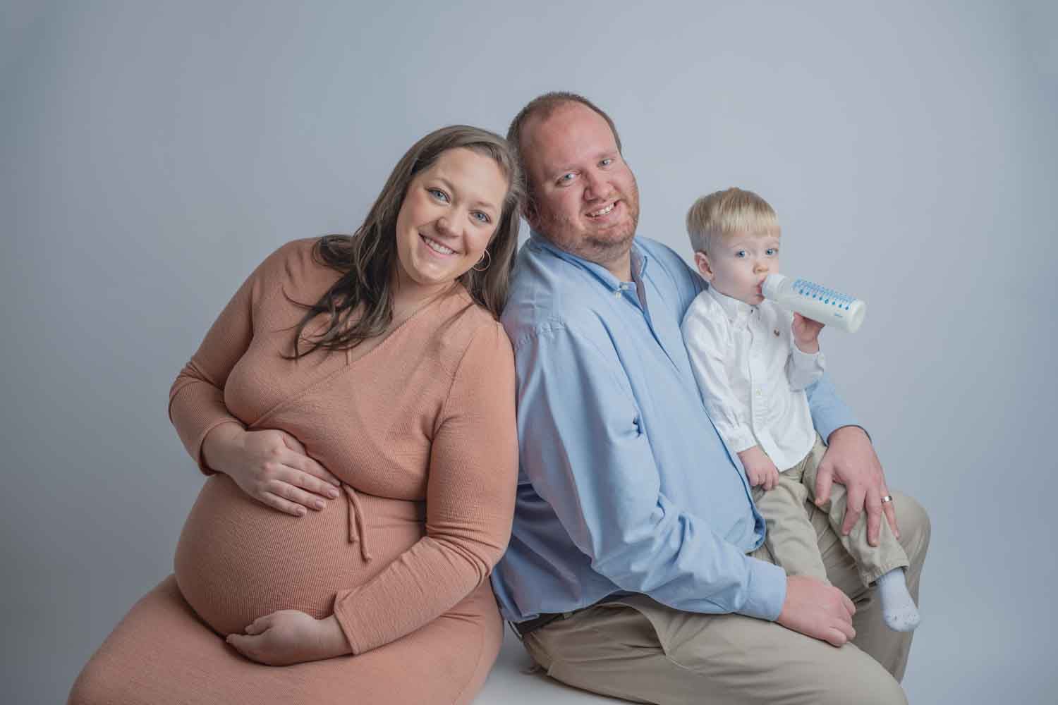 Portland maternity session with older siblings.